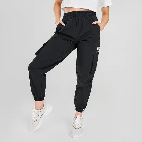 adidas Originals Women's Baloon Cargo Nylon Pants FL9103 - Picture 3 of 12